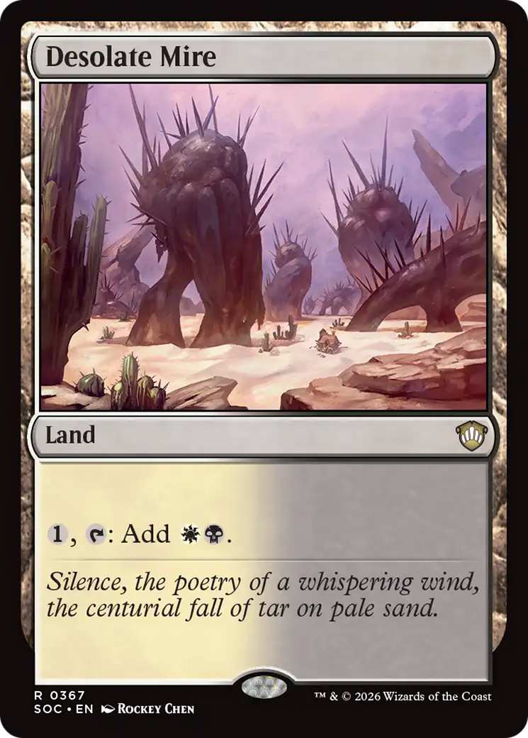 Desolate Mire [Secrets of Strixhaven Commander] MTG Single Magic: The Gathering | Red Claw Gaming