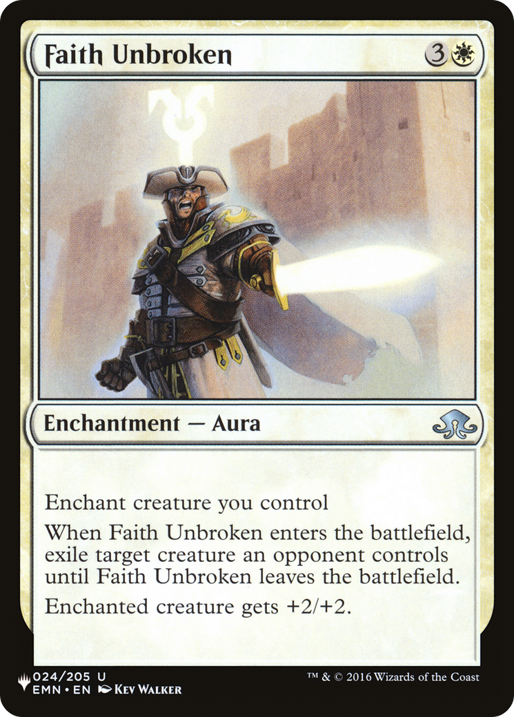Faith Unbroken [The List] MTG Single Magic: The Gathering | Red Claw Gaming
