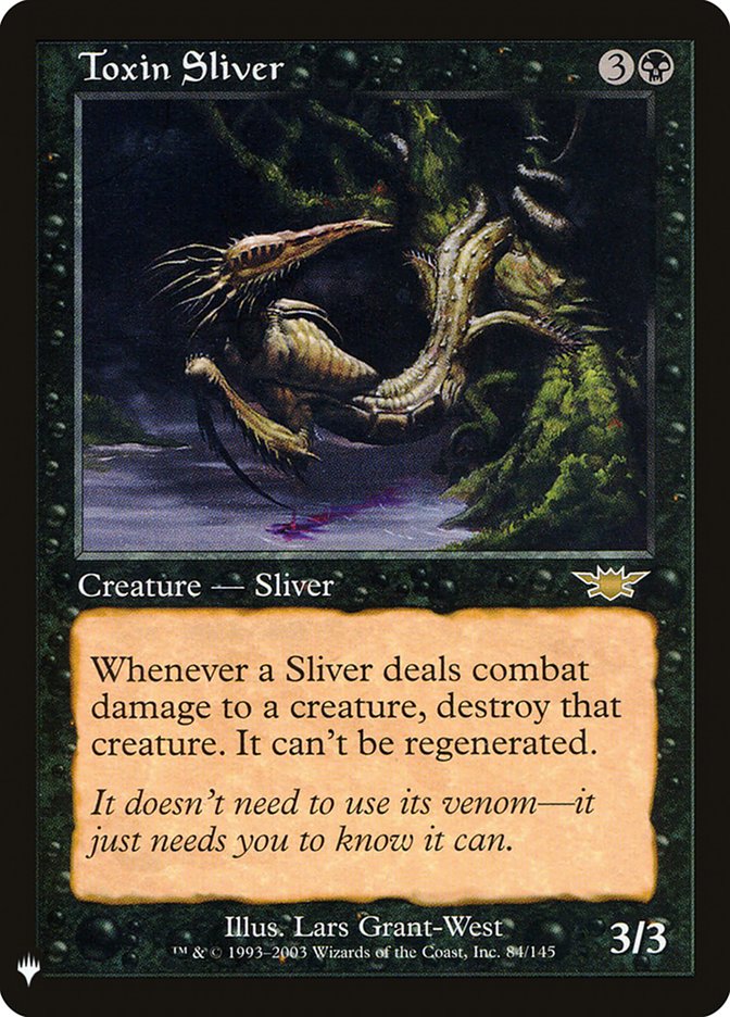 Toxin Sliver [Mystery Booster] MTG Single Magic: The Gathering    | Red Claw Gaming