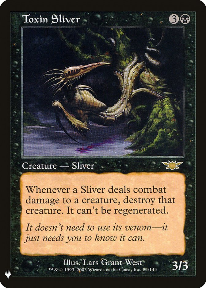 Toxin Sliver [Mystery Booster] MTG Single Magic: The Gathering | Red Claw Gaming