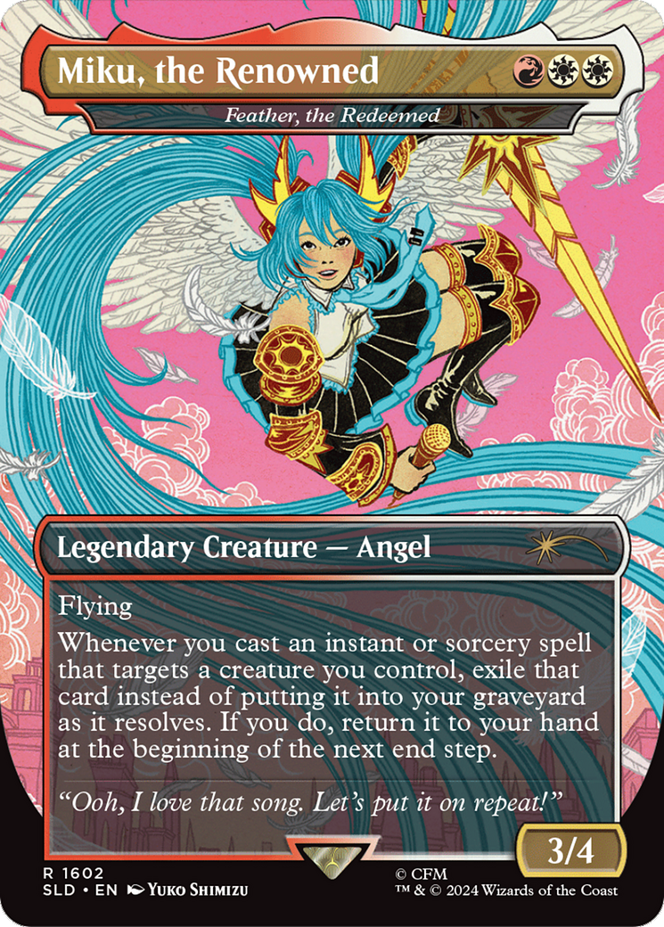 Miku, the Renowned - Feather, the Redeemed [Secret Lair Drop Series] MTG Single Magic: The Gathering | Red Claw Gaming