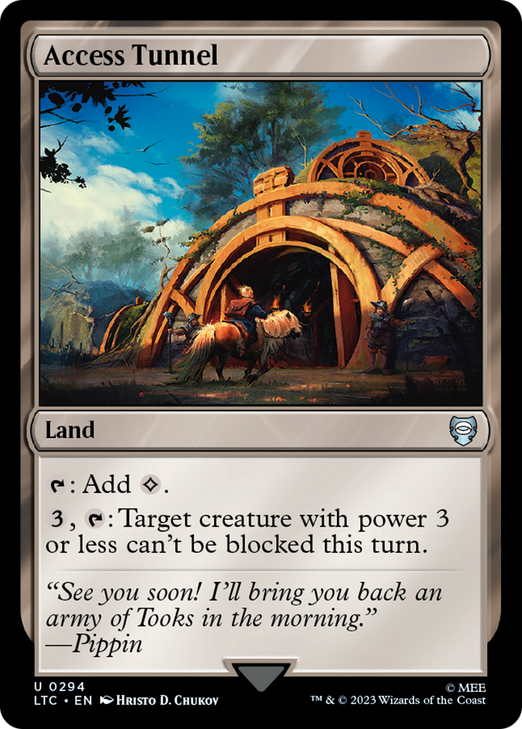 Access Tunnel [The Lord of the Rings: Tales of Middle-Earth Commander] MTG Single Magic: The Gathering | Red Claw Gaming