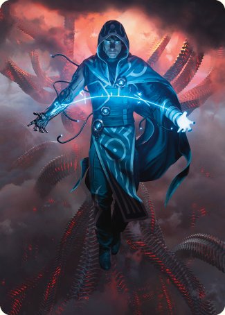 Jace, the Perfected Mind Art Card [Phyrexia: All Will Be One Art Series] MTG Single Magic: The Gathering | Red Claw Gaming