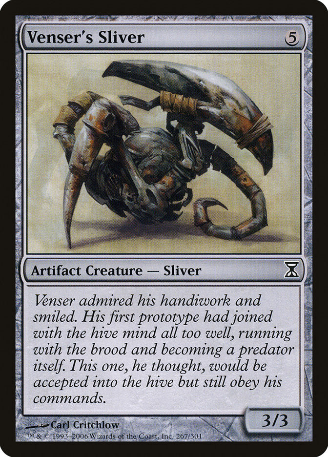 Venser's Sliver [Time Spiral] MTG Single Magic: The Gathering | Red Claw Gaming