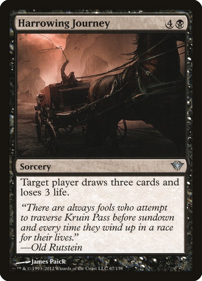 Harrowing Journey [Dark Ascension] MTG Single Magic: The Gathering | Red Claw Gaming