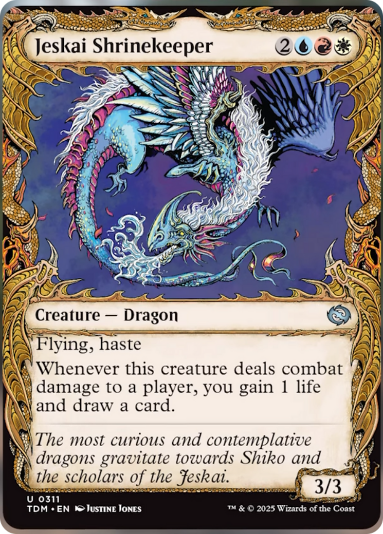 Jeskai Shrinekeeper (Showcase) [Tarkir: Dragonstorm] MTG Single Magic: The Gathering | Red Claw Gaming