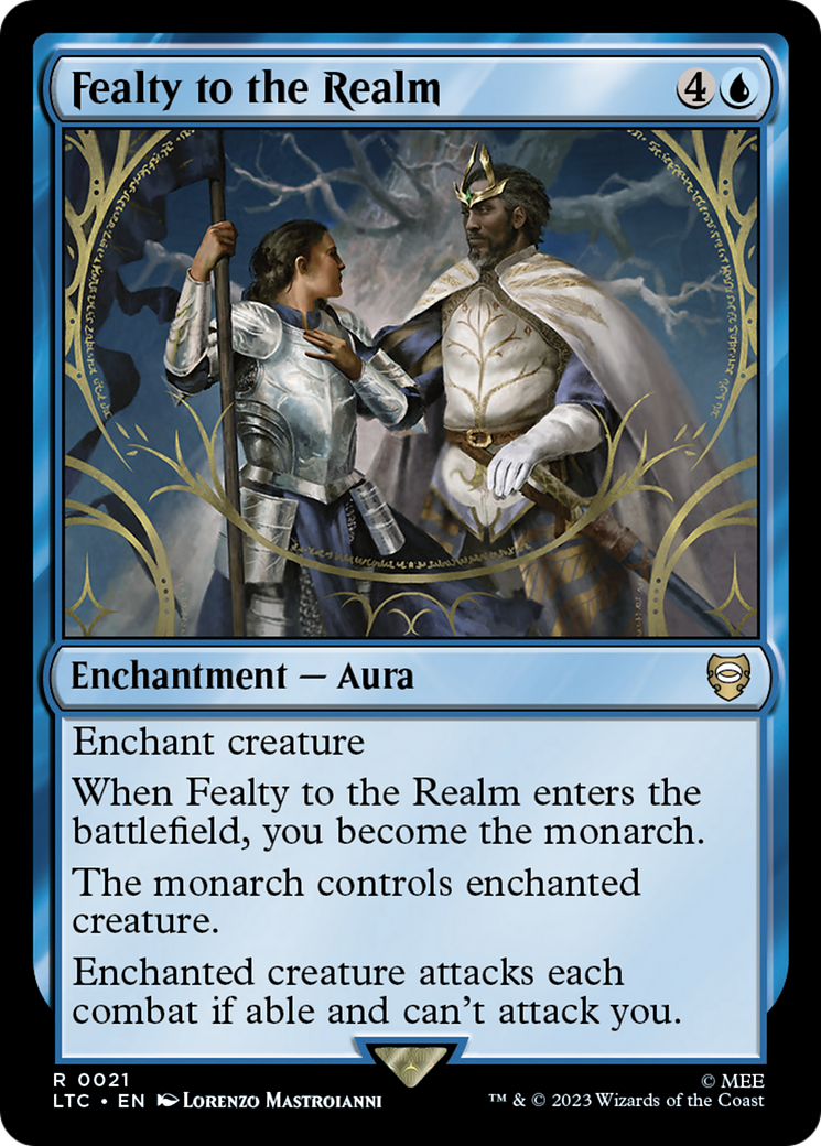 Fealty to the Realm [The Lord of the Rings: Tales of Middle-Earth Commander] MTG Single Magic: The Gathering | Red Claw Gaming