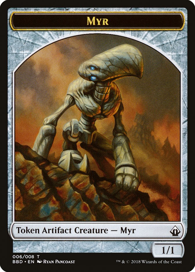 Myr Token [Battlebond Tokens] MTG Single Magic: The Gathering    | Red Claw Gaming
