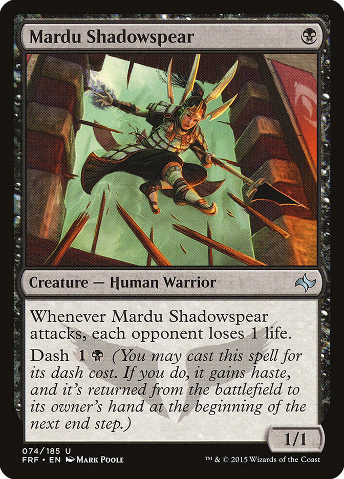 Mardu Shadowspear [Fate Reforged] MTG Single Magic: The Gathering | Red Claw Gaming