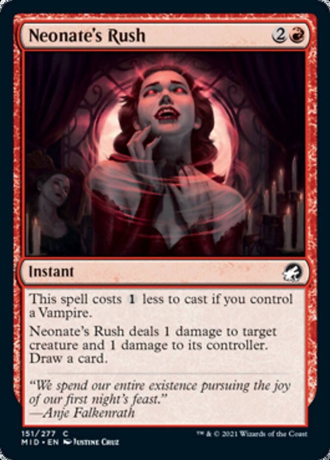 Neonate's Rush [Innistrad: Midnight Hunt] MTG Single Magic: The Gathering | Red Claw Gaming