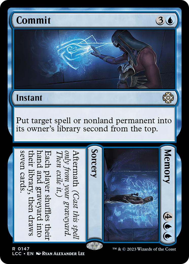 Commit // Memory [The Lost Caverns of Ixalan Commander] MTG Single Magic: The Gathering | Red Claw Gaming