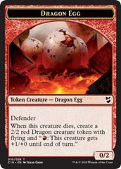 Dragon Egg // Dragon Double-Sided Token [Commander 2018 Tokens] MTG Single Magic: The Gathering | Red Claw Gaming