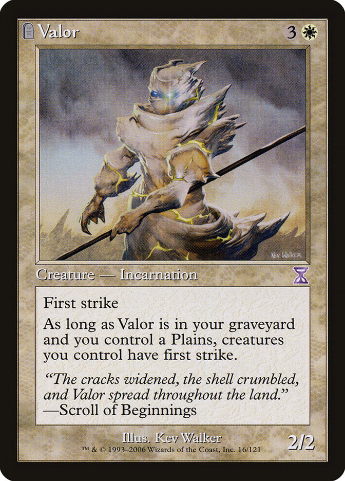 Valor [Time Spiral Timeshifted] MTG Single Magic: The Gathering | Red Claw Gaming