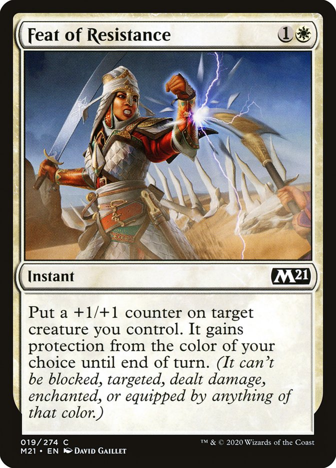 Feat of Resistance [Core Set 2021] MTG Single Magic: The Gathering | Red Claw Gaming