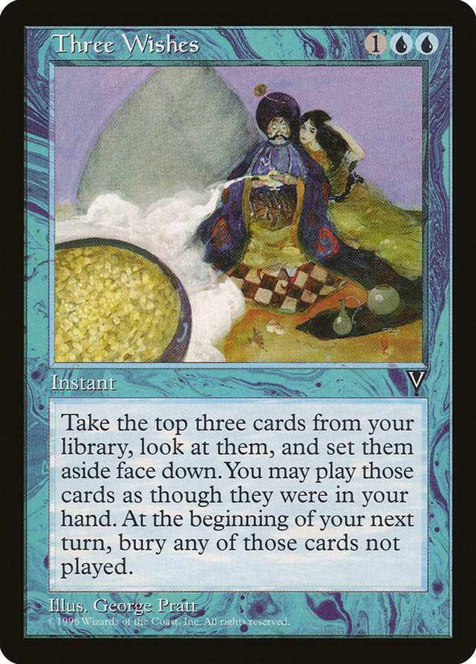 Three Wishes [Visions] MTG Single Magic: The Gathering | Red Claw Gaming