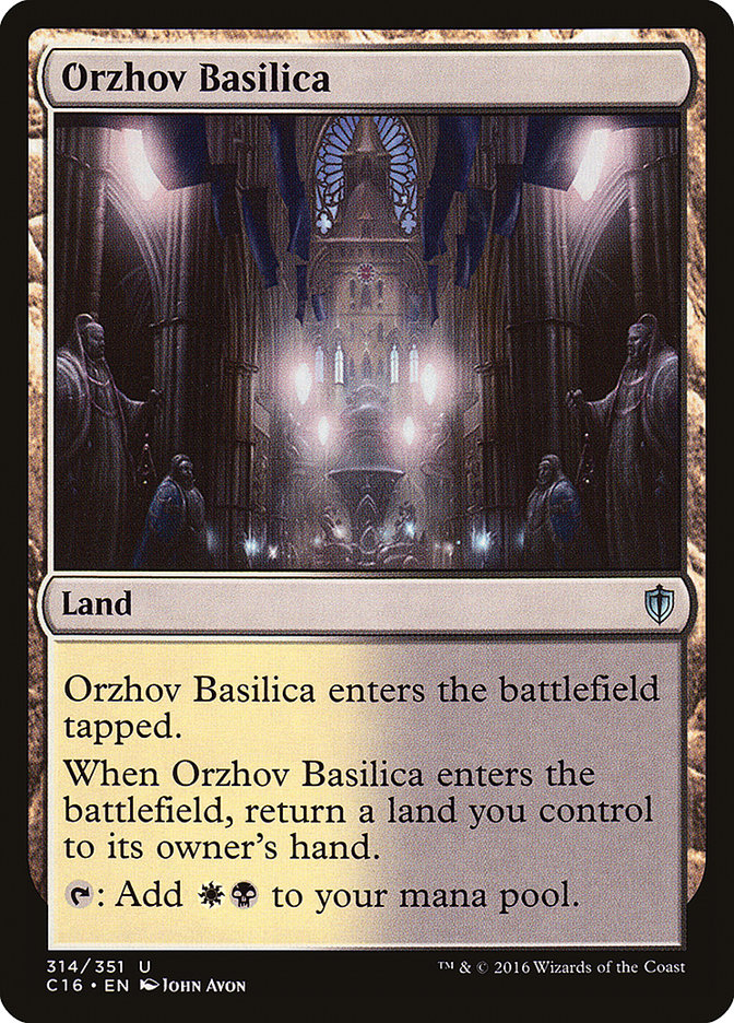 Orzhov Basilica [Commander 2016] MTG Single Magic: The Gathering | Red Claw Gaming