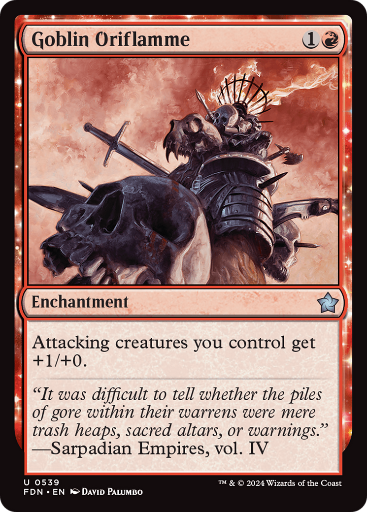 Goblin Oriflamme [Foundations] MTG Single Magic: The Gathering | Red Claw Gaming