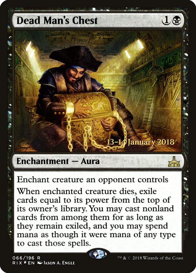 Dead Man's Chest [Rivals of Ixalan Prerelease Promos] MTG Single Magic: The Gathering | Red Claw Gaming