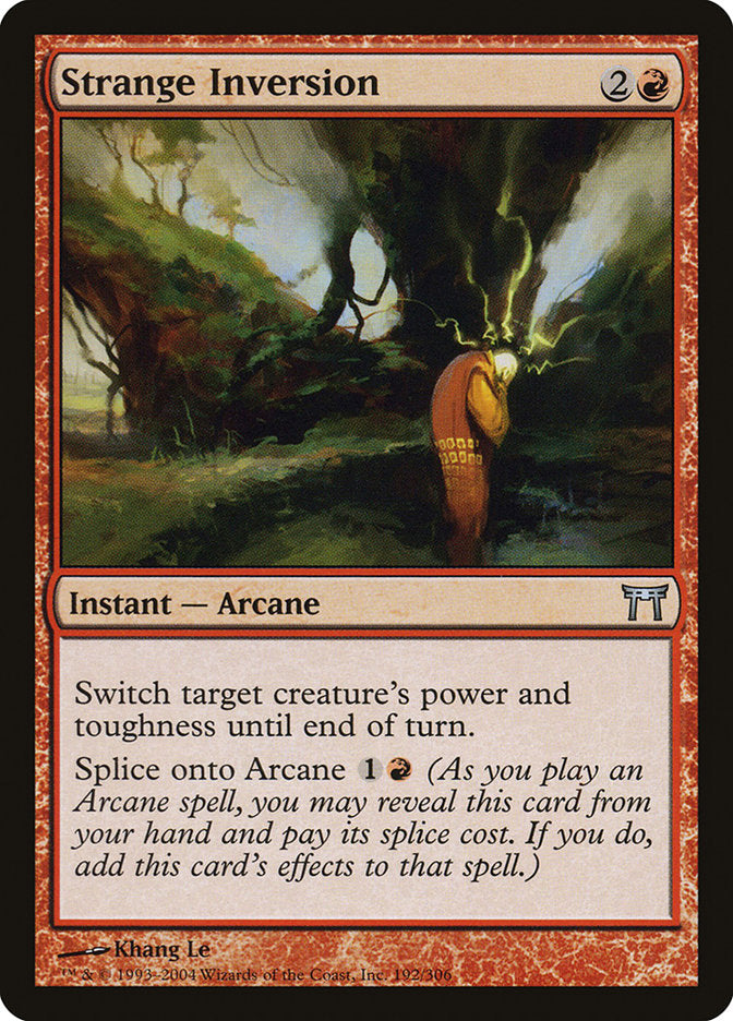 Strange Inversion [Champions of Kamigawa] MTG Single Magic: The Gathering | Red Claw Gaming