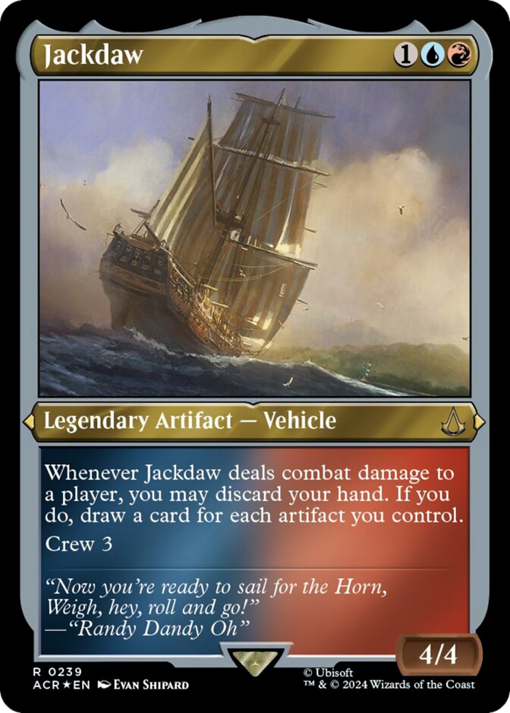 Jackdaw (Foil Etched) [Assassin's Creed] MTG Single Magic: The Gathering | Red Claw Gaming