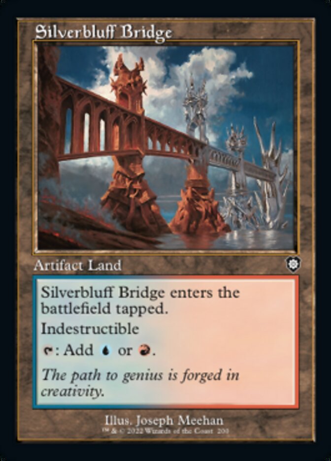 Silverbluff Bridge (Retro) [The Brothers' War Commander] MTG Single Magic: The Gathering | Red Claw Gaming