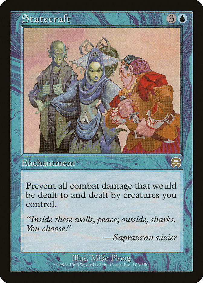 Statecraft [Mercadian Masques] MTG Single Magic: The Gathering | Red Claw Gaming