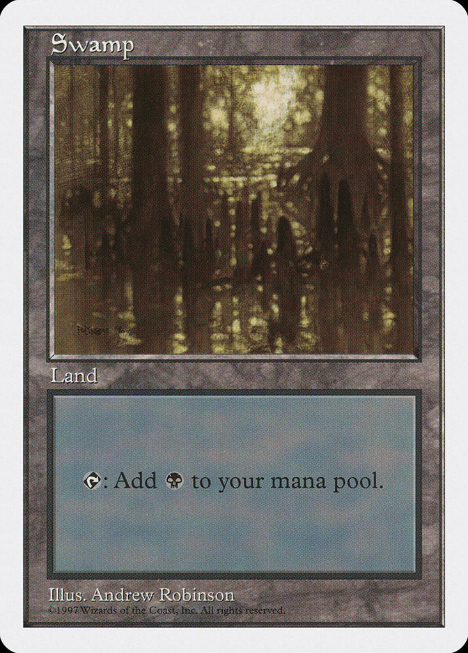 Swamp (438) [Fifth Edition] MTG Single Magic: The Gathering | Red Claw Gaming