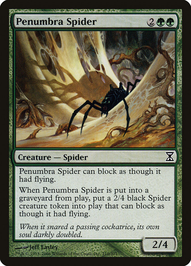 Penumbra Spider [Time Spiral] MTG Single Magic: The Gathering | Red Claw Gaming