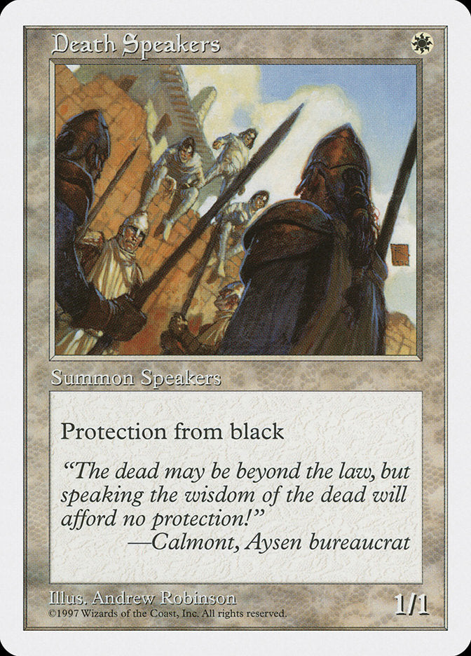 Death Speakers [Fifth Edition] MTG Single Magic: The Gathering | Red Claw Gaming