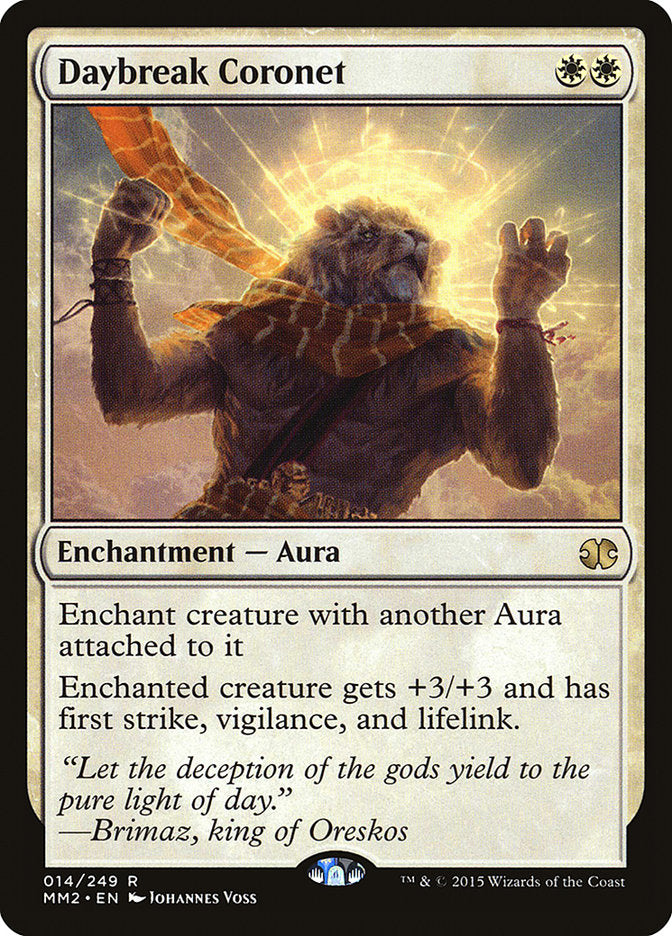 Daybreak Coronet [Modern Masters 2015] MTG Single Magic: The Gathering | Red Claw Gaming