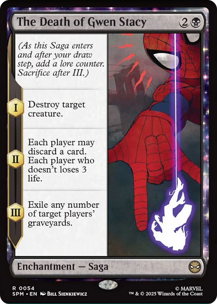 The Death of Gwen Stacy [Marvel's Spider-Man] MTG Single Magic: The Gathering | Red Claw Gaming
