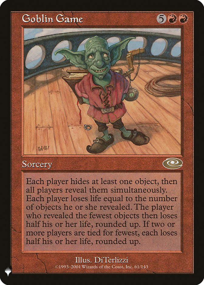 Goblin Game [The List] MTG Single Magic: The Gathering | Red Claw Gaming