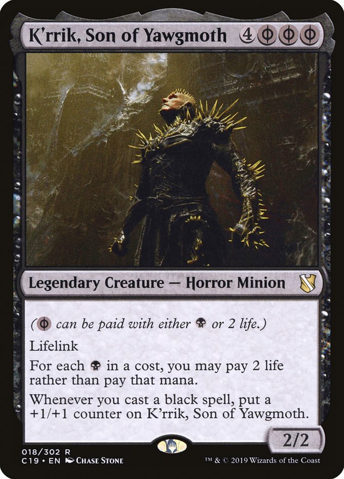 K'rrik, Son of Yawgmoth [Commander 2019] MTG Single Magic: The Gathering | Red Claw Gaming