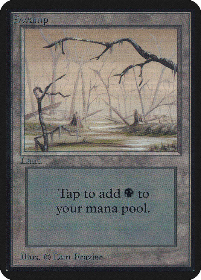 Swamp (291) [Alpha Edition] MTG Single Magic: The Gathering | Red Claw Gaming