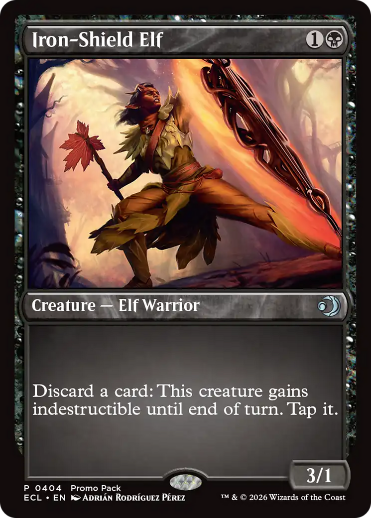 Iron-Shield Elf [Lorwyn Eclipsed Promos] MTG Single Magic: The Gathering | Red Claw Gaming