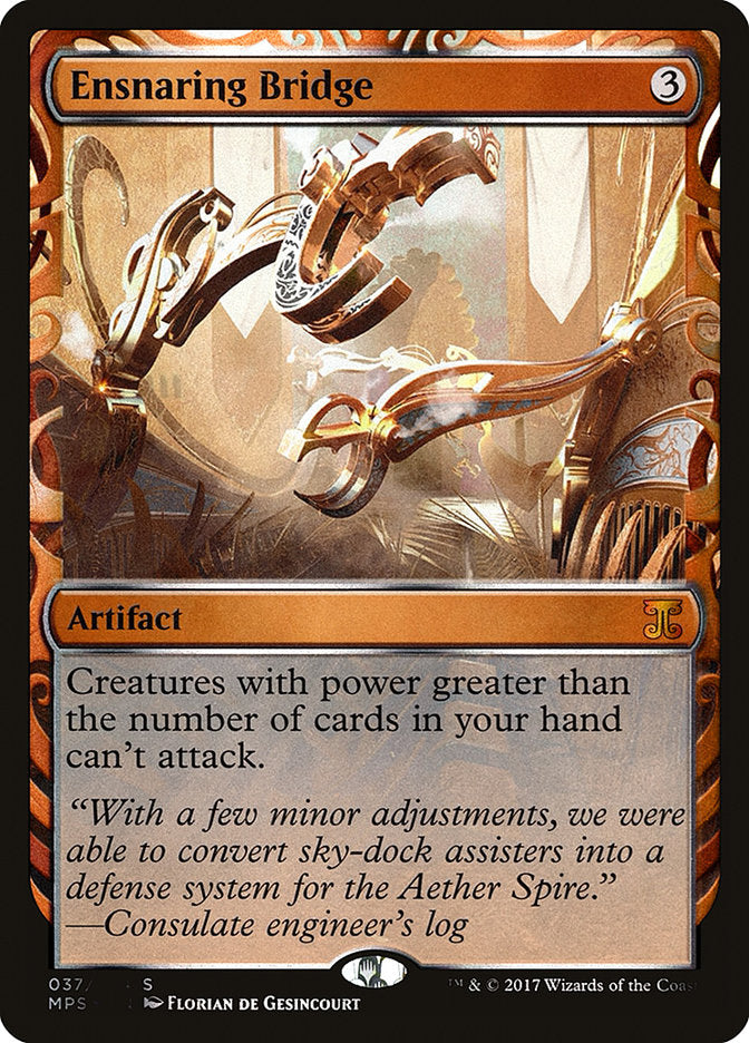 Ensnaring Bridge [Kaladesh Inventions] MTG Single Magic: The Gathering | Red Claw Gaming