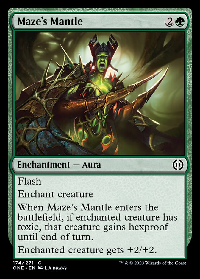 Maze's Mantle [Phyrexia: All Will Be One] MTG Single Magic: The Gathering | Red Claw Gaming