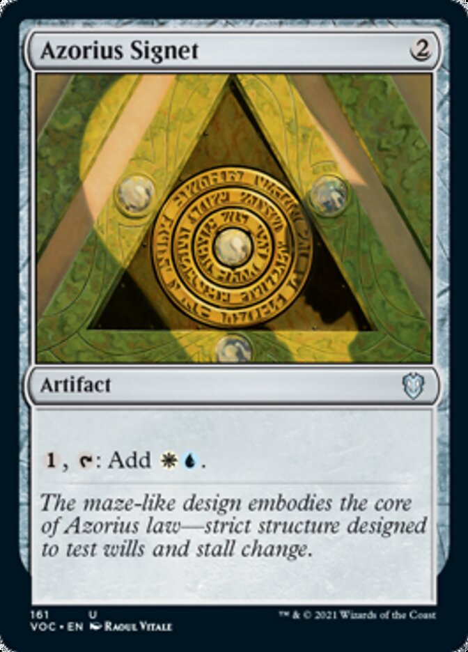 Azorius Signet [Innistrad: Crimson Vow Commander] MTG Single Magic: The Gathering | Red Claw Gaming