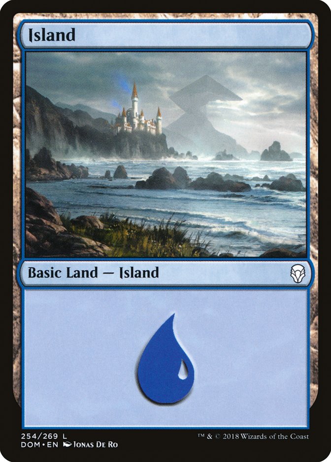 Island (254) [Dominaria] MTG Single Magic: The Gathering | Red Claw Gaming