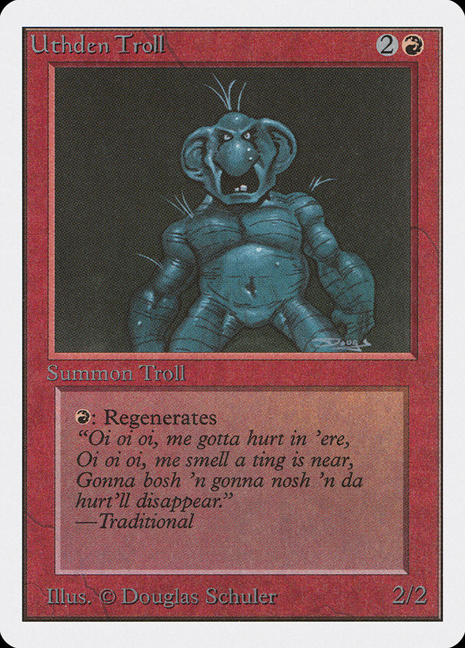 Uthden Troll [Unlimited Edition] MTG Single Magic: The Gathering | Red Claw Gaming
