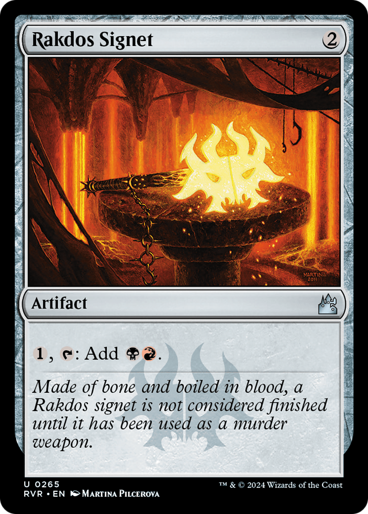Rakdos Signet [Ravnica Remastered] MTG Single Magic: The Gathering | Red Claw Gaming