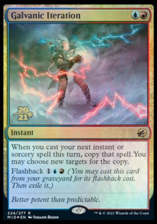 Galvanic Iteration [Innistrad: Midnight Hunt Prerelease Promos] MTG Single Magic: The Gathering | Red Claw Gaming