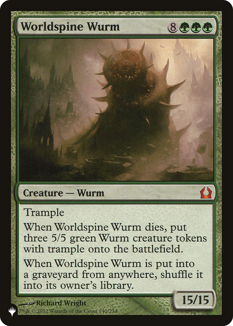 Worldspine Wurm [The List] MTG Single Magic: The Gathering | Red Claw Gaming