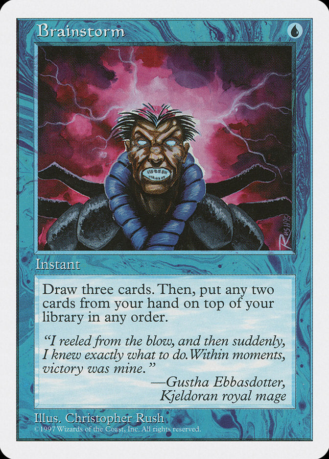 Brainstorm [Fifth Edition] MTG Single Magic: The Gathering | Red Claw Gaming