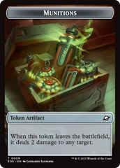 Robot // Munitions Double-Sided Token [Edge of Eternities Tokens] MTG Single Magic: The Gathering | Red Claw Gaming