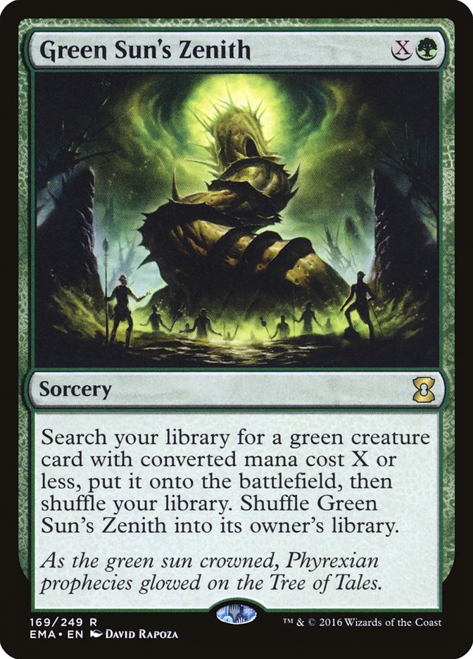 Green Sun's Zenith [Eternal Masters] MTG Single Magic: The Gathering | Red Claw Gaming