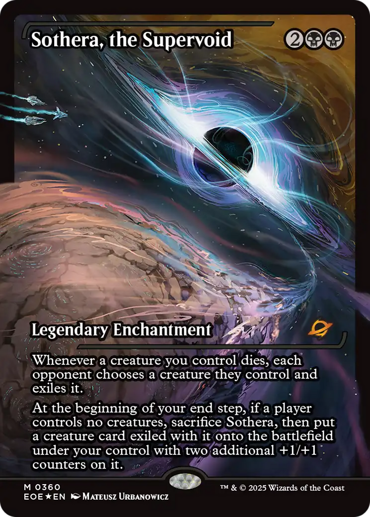 Sothera, the Supervoid (Showcase) [Edge of Eternities] MTG Single Magic: The Gathering | Red Claw Gaming