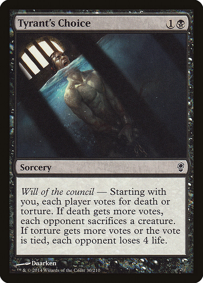 Tyrant's Choice [Conspiracy] MTG Single Magic: The Gathering | Red Claw Gaming