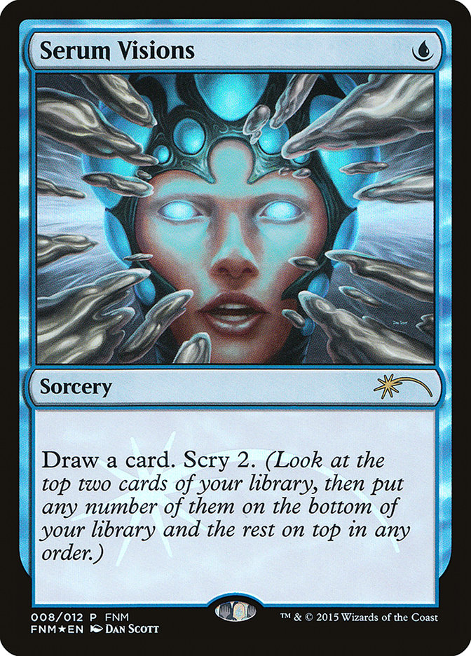 Serum Visions [Friday Night Magic 2015] MTG Single Magic: The Gathering | Red Claw Gaming