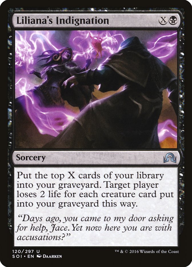 Liliana's Indignation [Shadows over Innistrad] MTG Single Magic: The Gathering | Red Claw Gaming